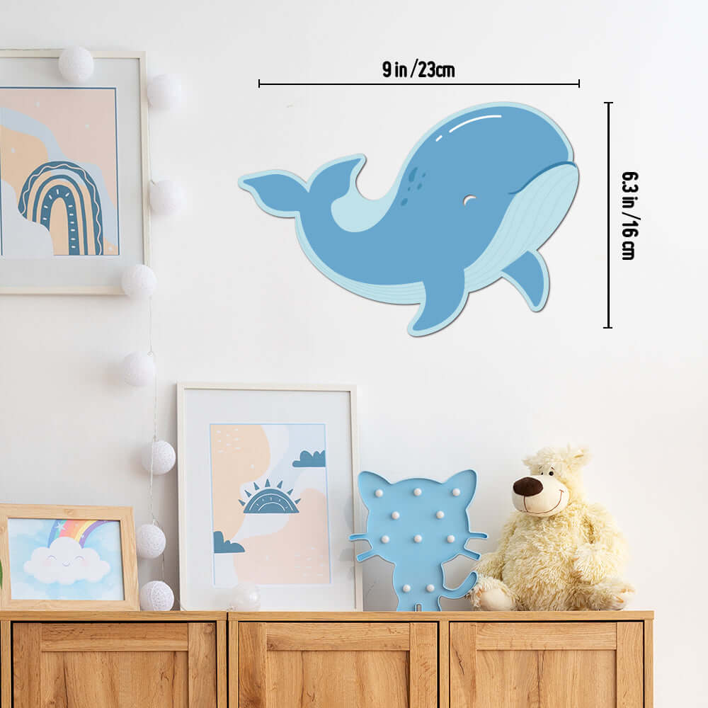 Ensemble de lampe murale en bois personnalisée pour chambre de bébé - Thème Noël