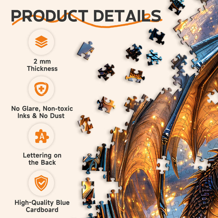 Dragonfire Orb 1000 Piece Puzzle