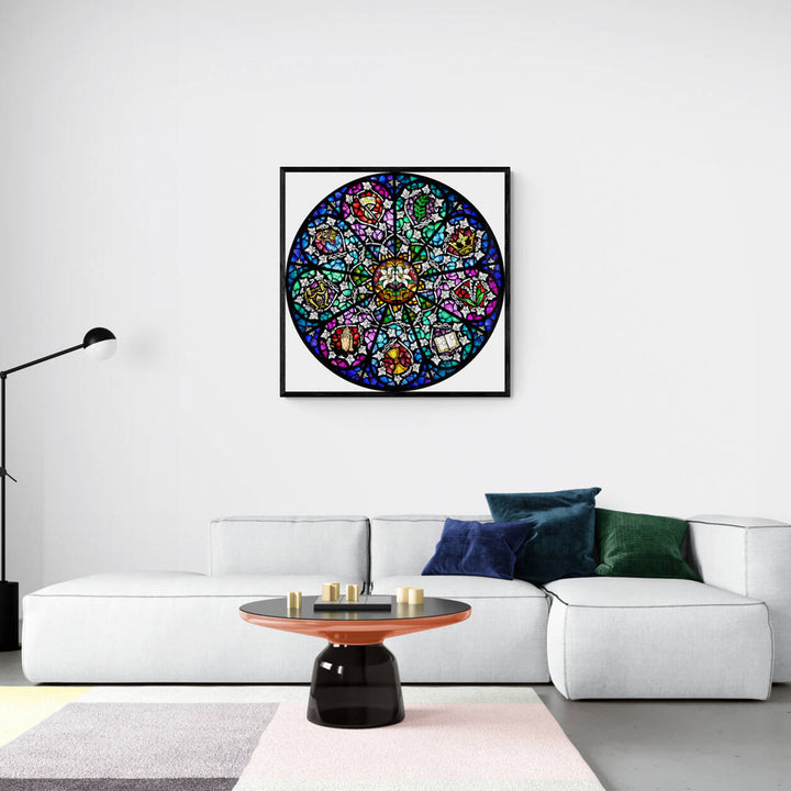 Rose Window Wooden Jigsaw Puzzle