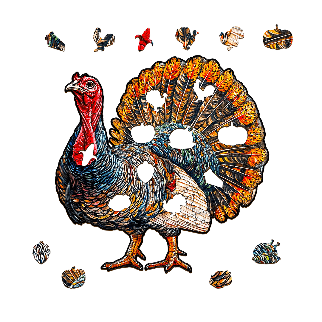 Turkey Wooden Jigsaw Puzzle - Woodbests