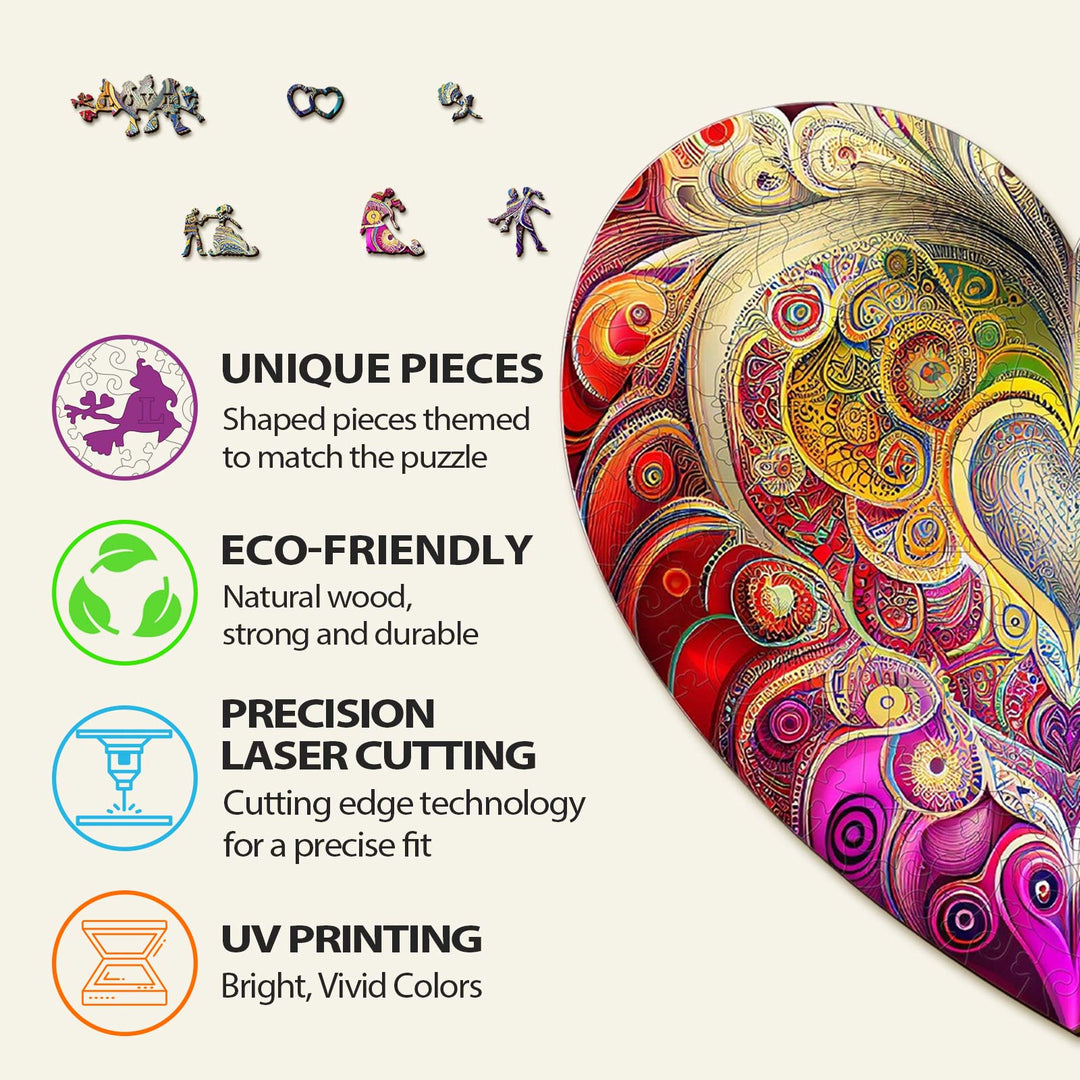 Brave Heart 1 Puzzle en Bois