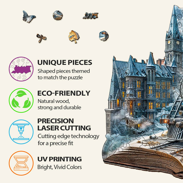 Rompecabezas de Madera Chrono Train