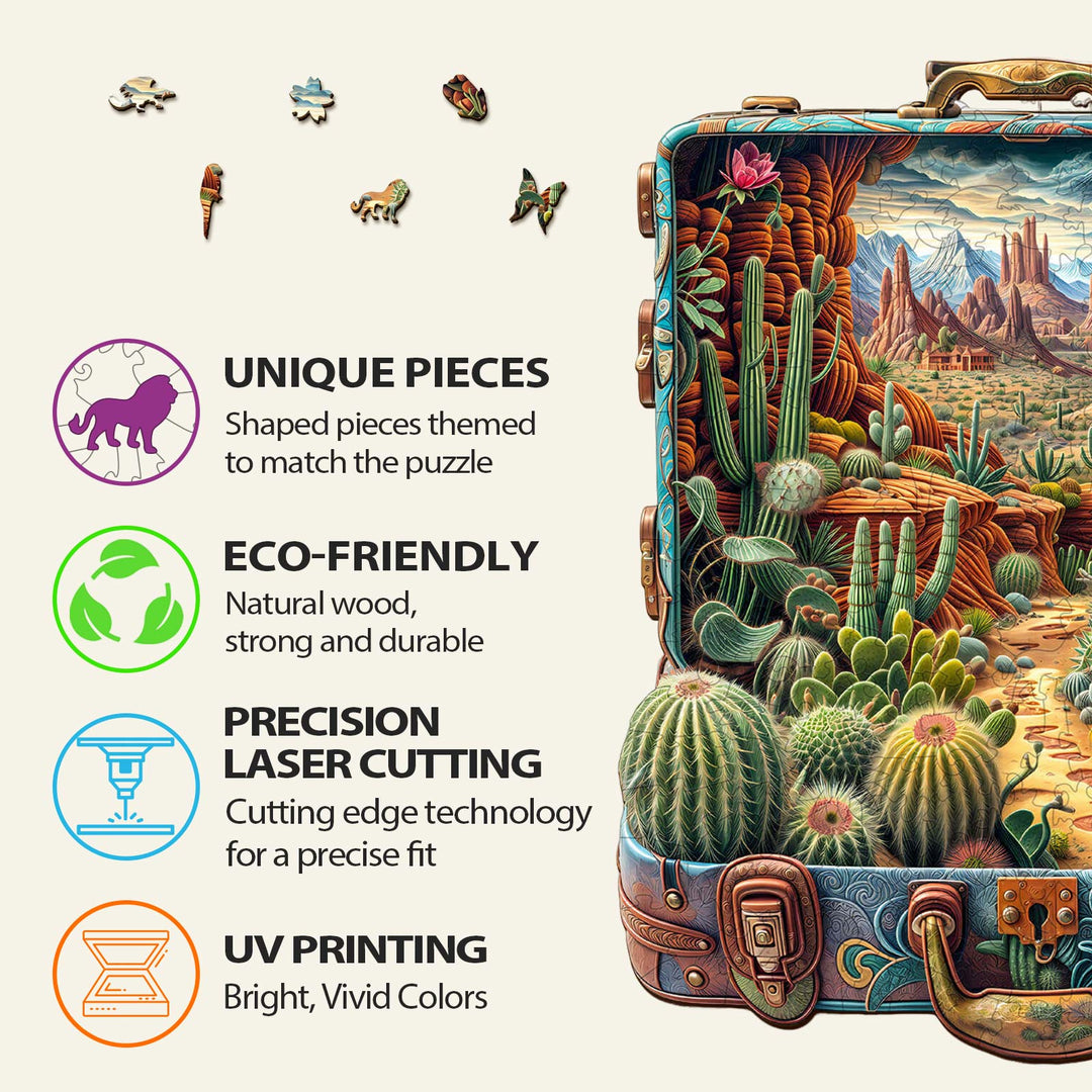 Desert Odyssey-2 Rompecabezas de Madera