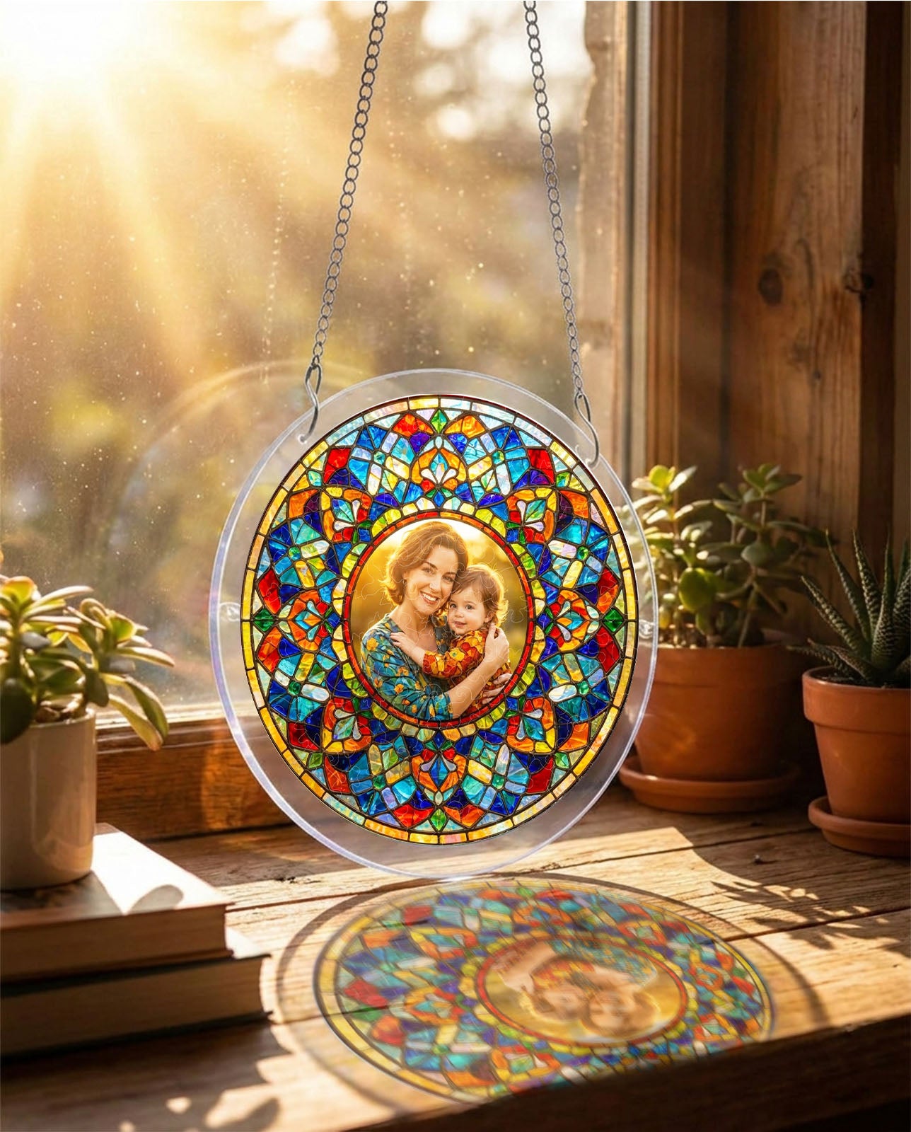 Attrape-soleil en acrylique personnalisé - Halo de dévotion