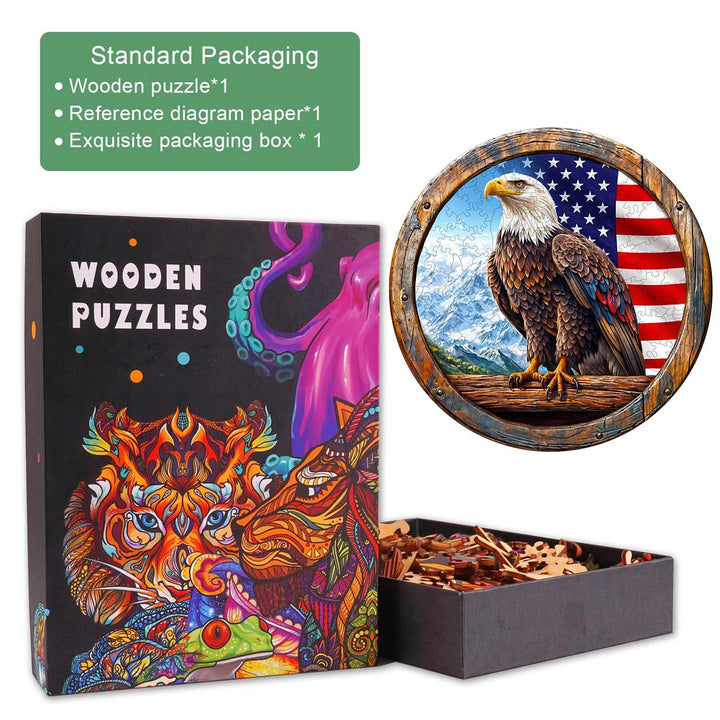 3D Bald Eagle Wooden Jigsaw Puzzle
