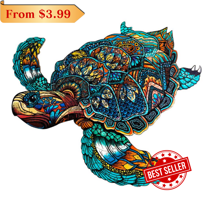 Resolute Turtle Wooden Jigsaw Puzzle