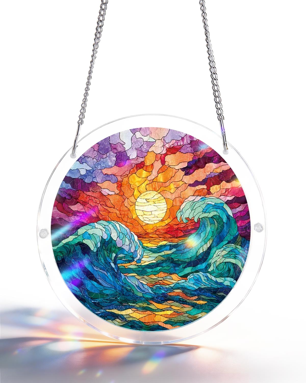 Puzzle Acrylique Attrape-Soleil - Marée Dorée