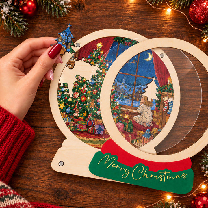 Magnetic Frame Wooden Puzzle - Toymaker's Christmas