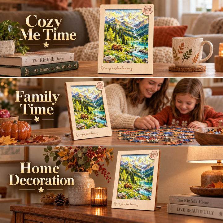 Magnetic Frame Wooden Puzzle - Spring’s Awakening