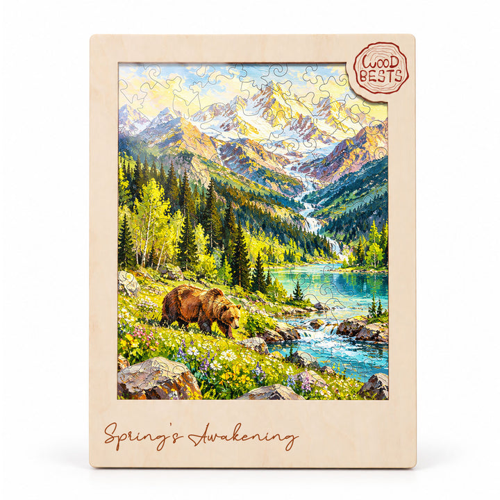 Magnetic Frame Wooden Puzzle - Spring’s Awakening