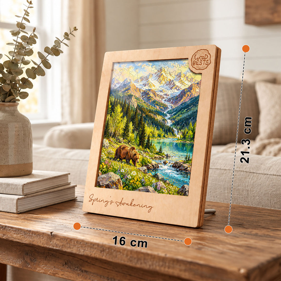 Magnetic Frame Wooden Puzzle - Spring’s Awakening