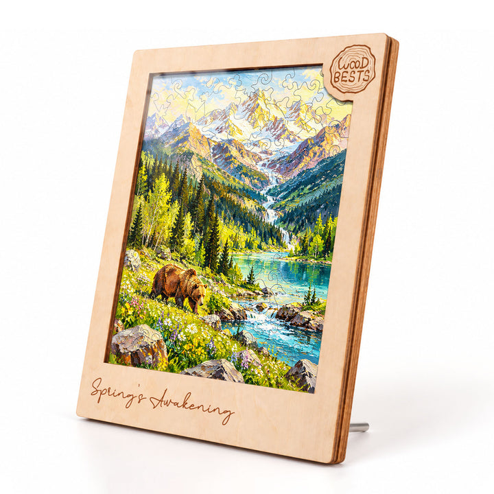 Magnetic Frame Wooden Puzzle - Spring’s Awakening