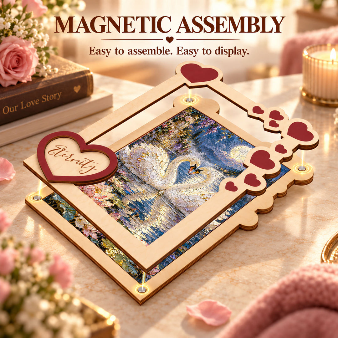 Magnetic Frame Wooden Puzzle - Eternity