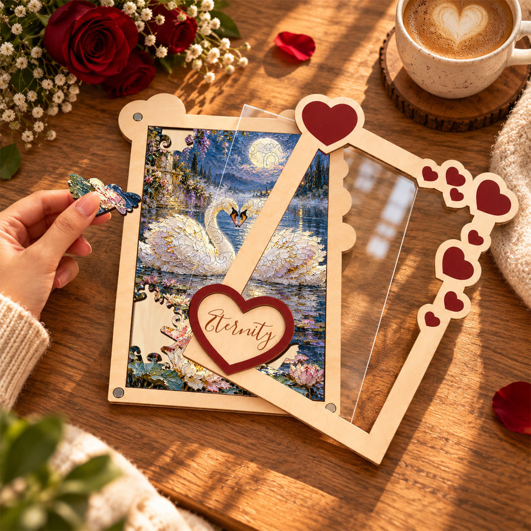 Magnetic Frame Wooden Puzzle - Eternity