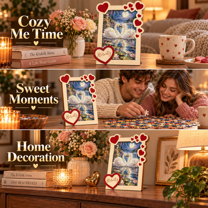 Magnetic Frame Wooden Puzzle - Eternity