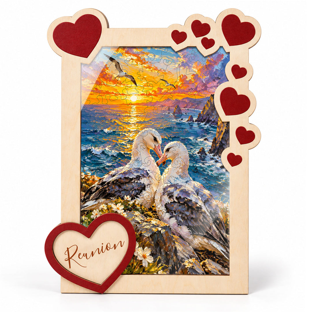 Magnetic Frame Wooden Puzzle - Reunion