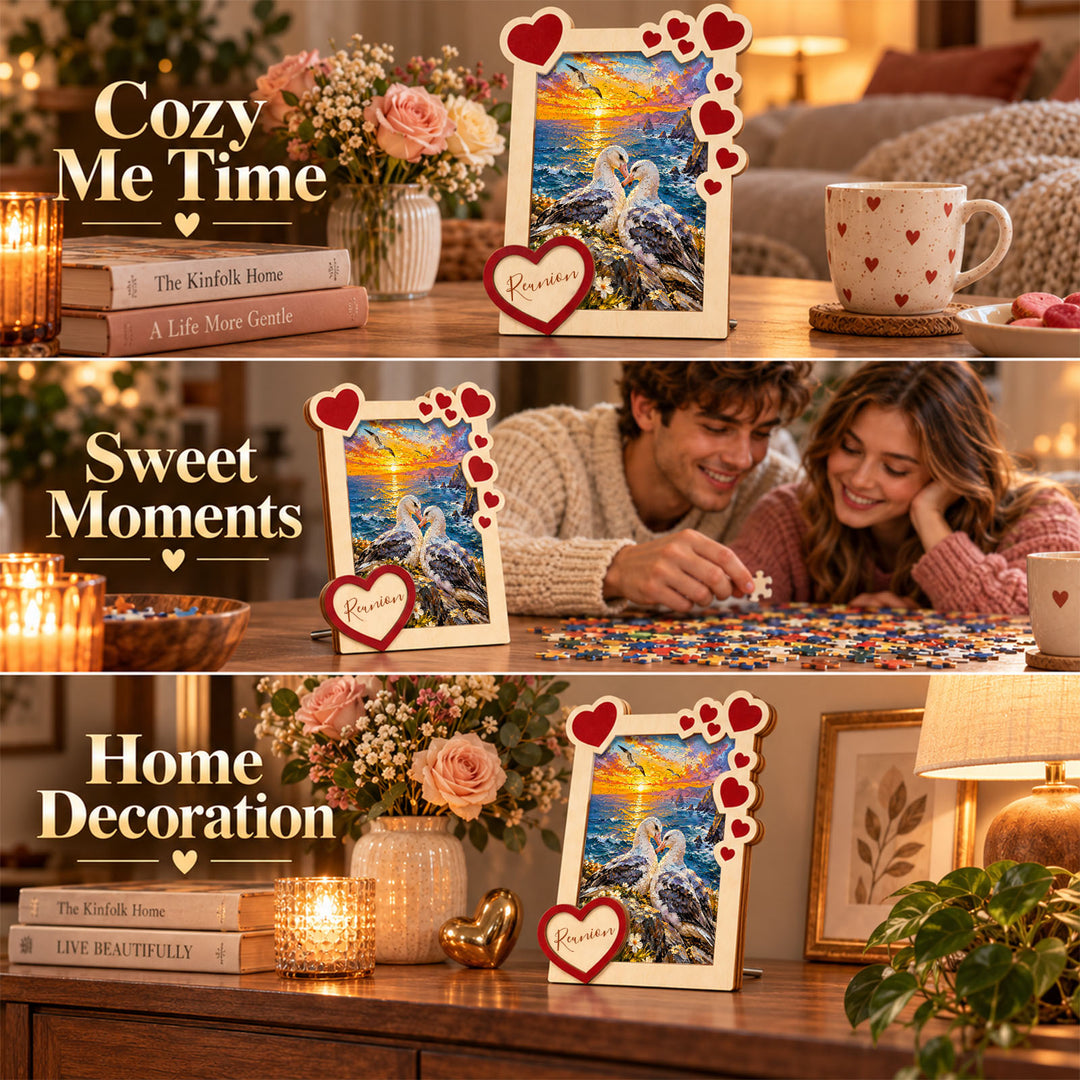 Magnetic Frame Wooden Puzzle - Reunion