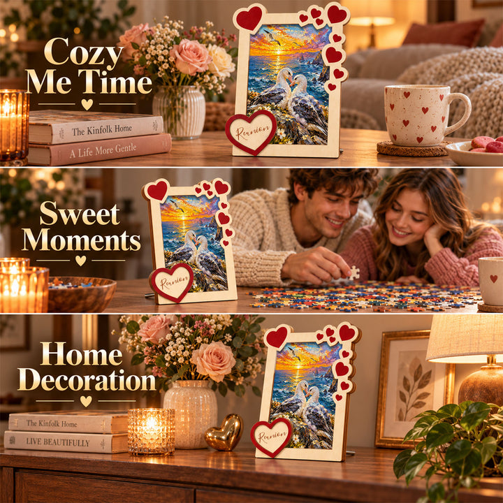 Magnetic Frame Wooden Puzzle - Reunion