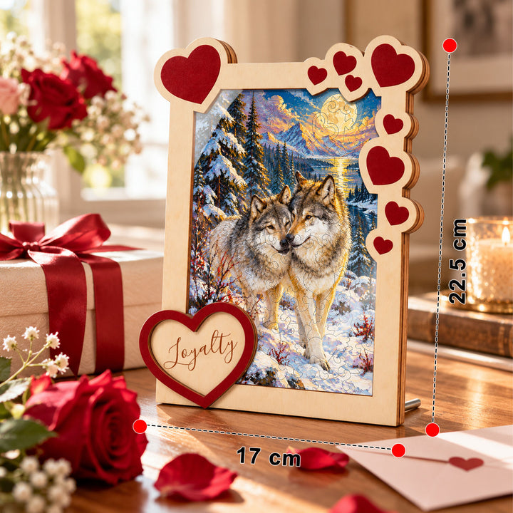Magnetic Frame Wooden Puzzle - Loyalty