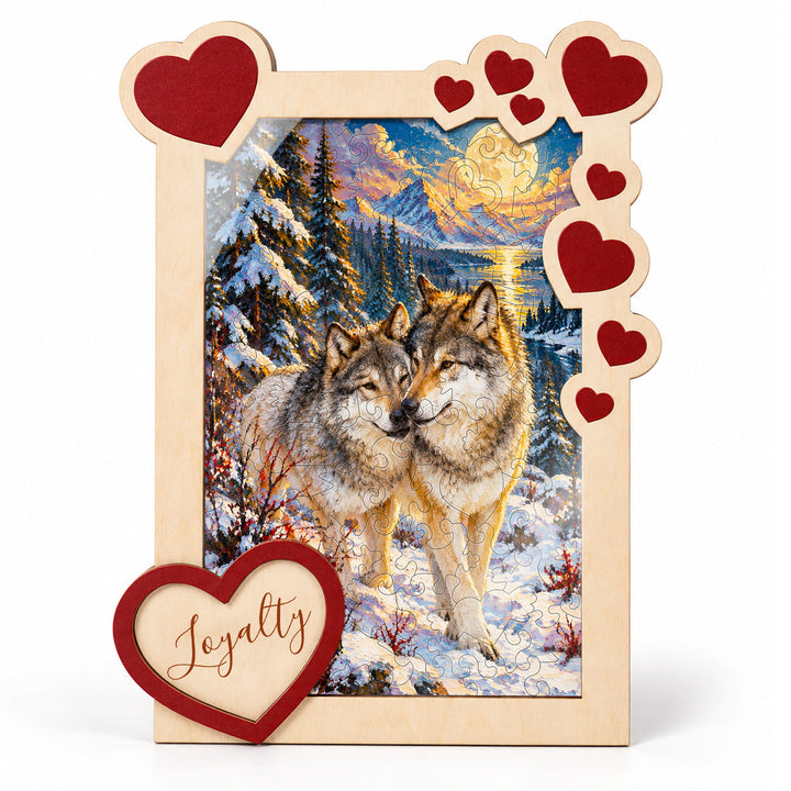 Magnetic Frame Wooden Puzzle - Loyalty