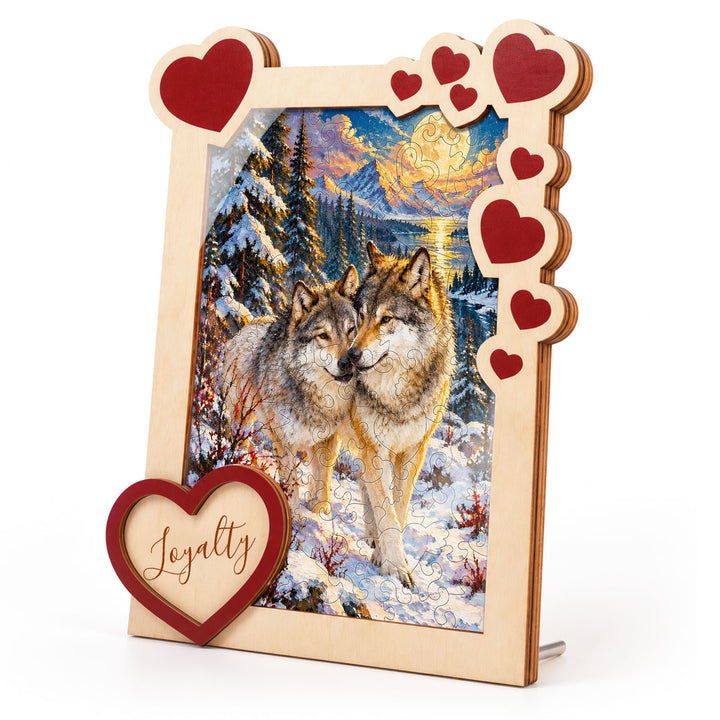 Magnetic Frame Wooden Puzzle - Loyalty