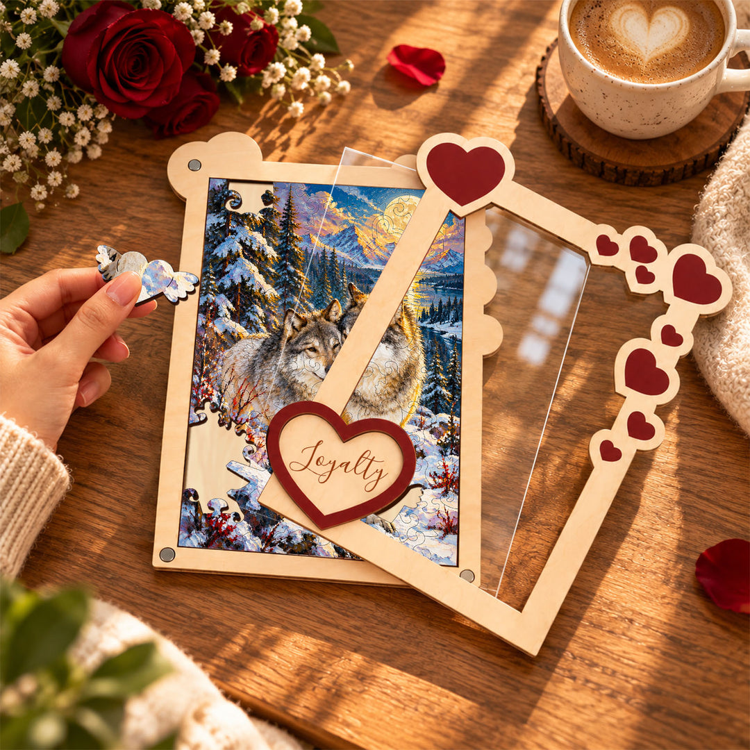 Magnetic Frame Wooden Puzzle - Loyalty