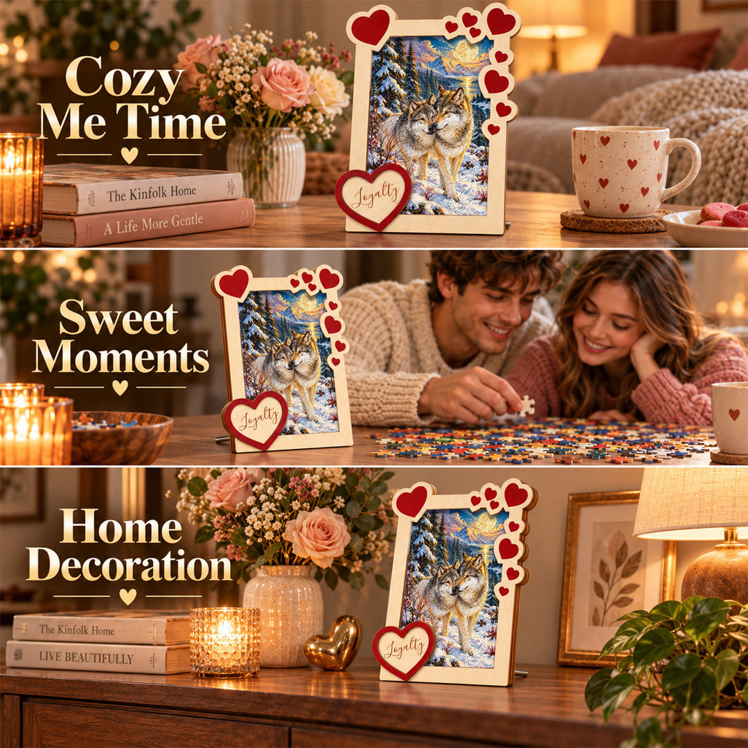 Magnetic Frame Wooden Puzzle - Loyalty