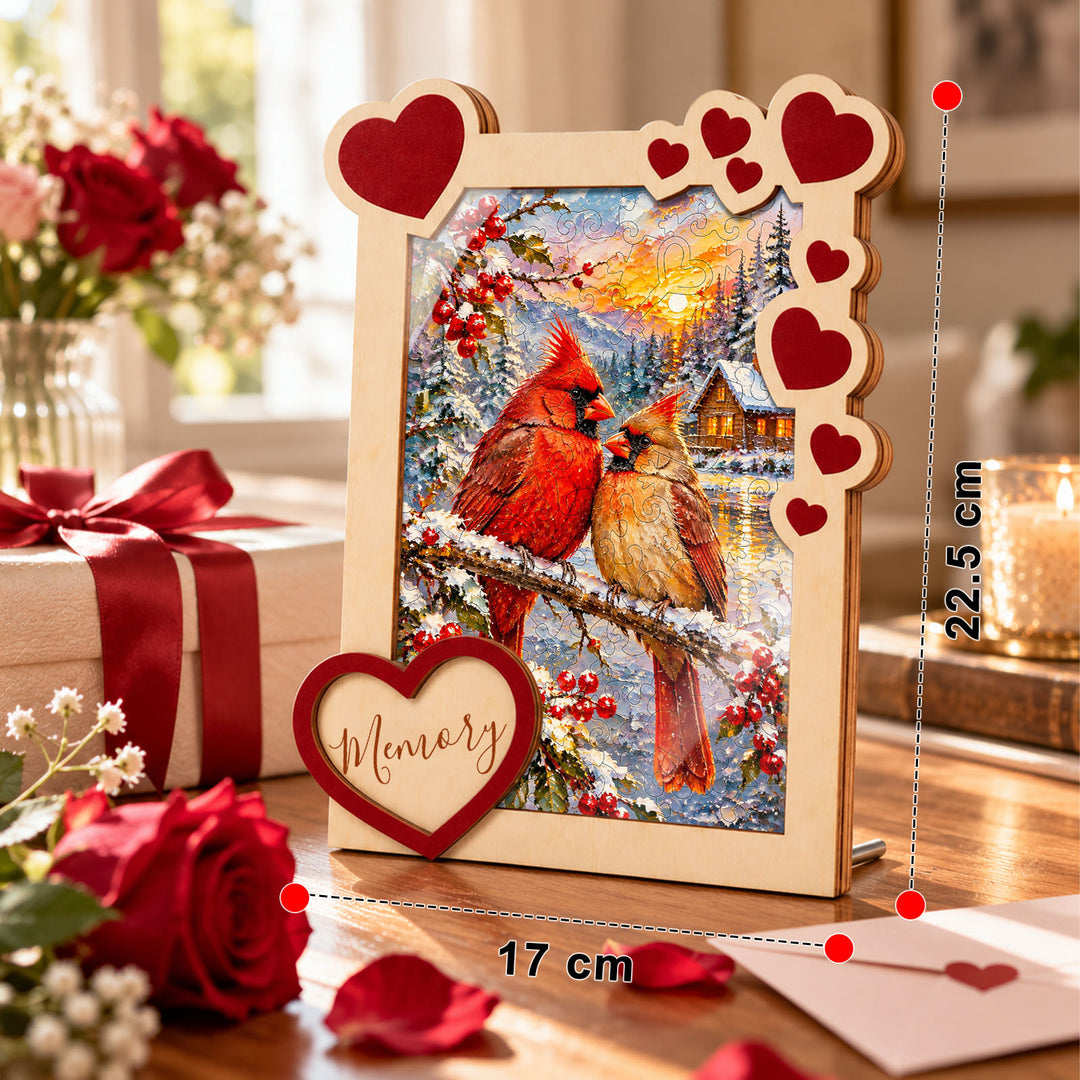 Magnetic Frame Wooden Puzzle - Memory