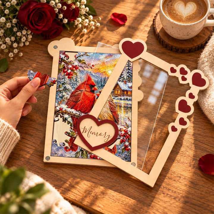 Magnetic Frame Wooden Puzzle - Memory