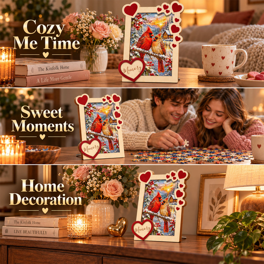 Magnetic Frame Wooden Puzzle - Memory