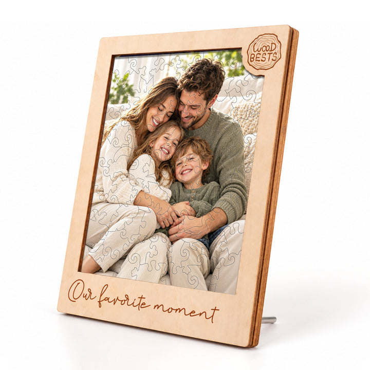 Magnetic Frame Wooden Puzzle - Custom photos