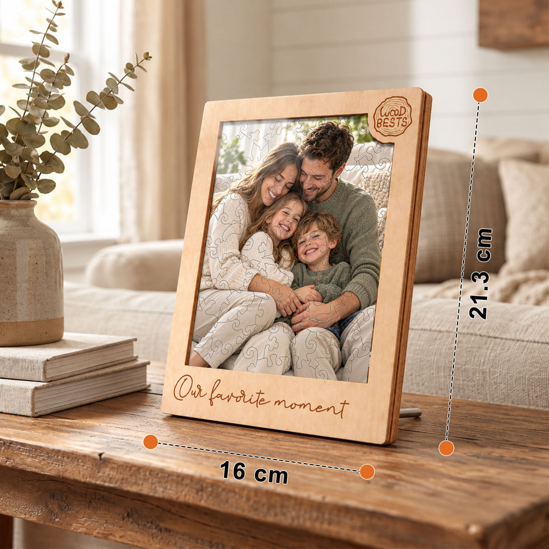 Magnetic Frame Wooden Puzzle - Custom photos