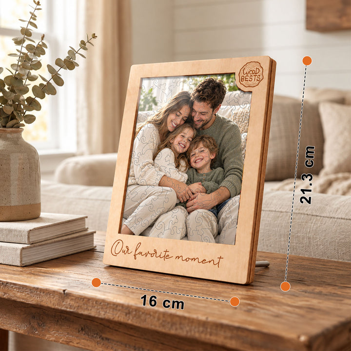 Magnetic Frame Wooden Puzzle - Custom photos