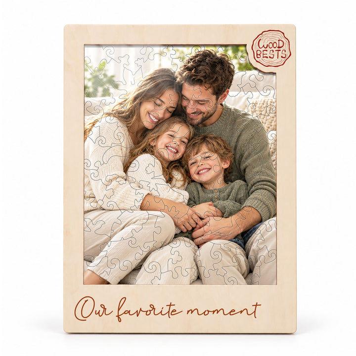 Magnetic Frame Wooden Puzzle - Custom photos