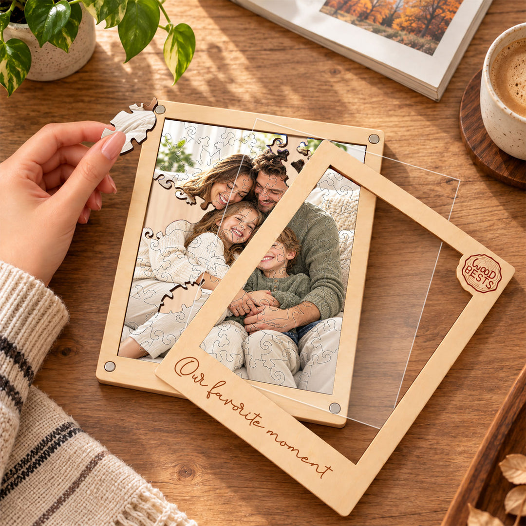 Magnetic Frame Wooden Puzzle - Custom photos