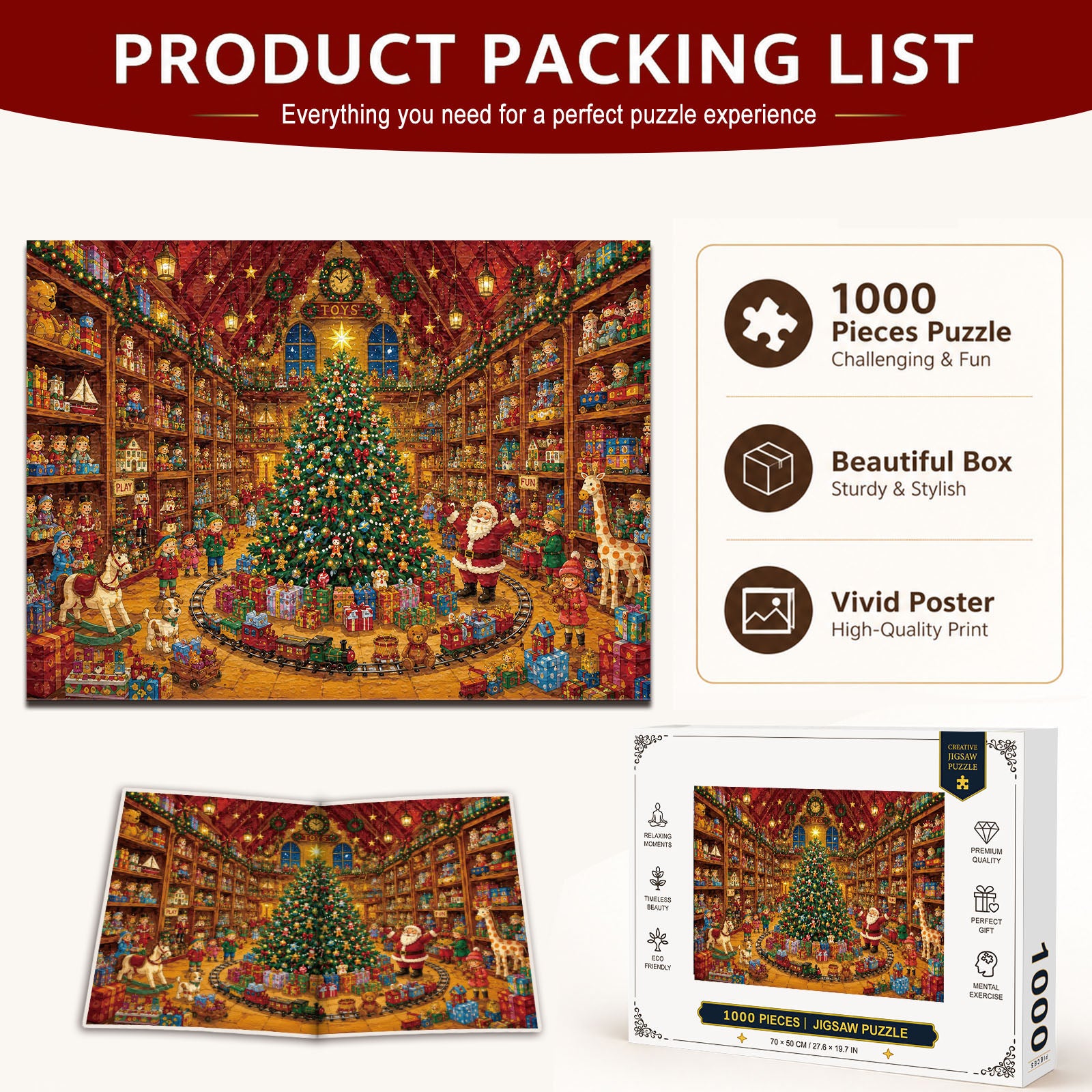 Toymaker's Christmas 1000 Piece Puzzle