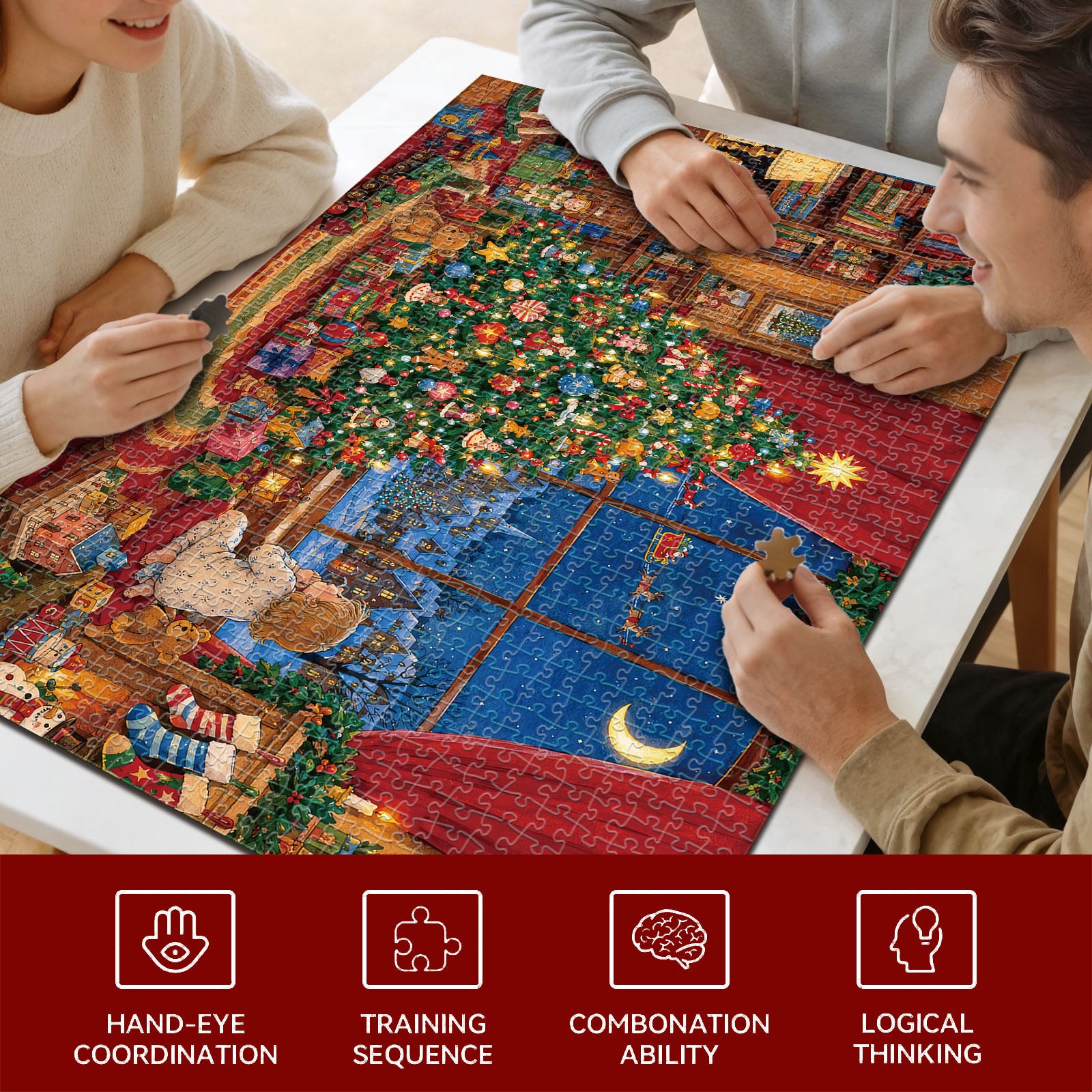 Christmas Wishes 1000 Piece Puzzle