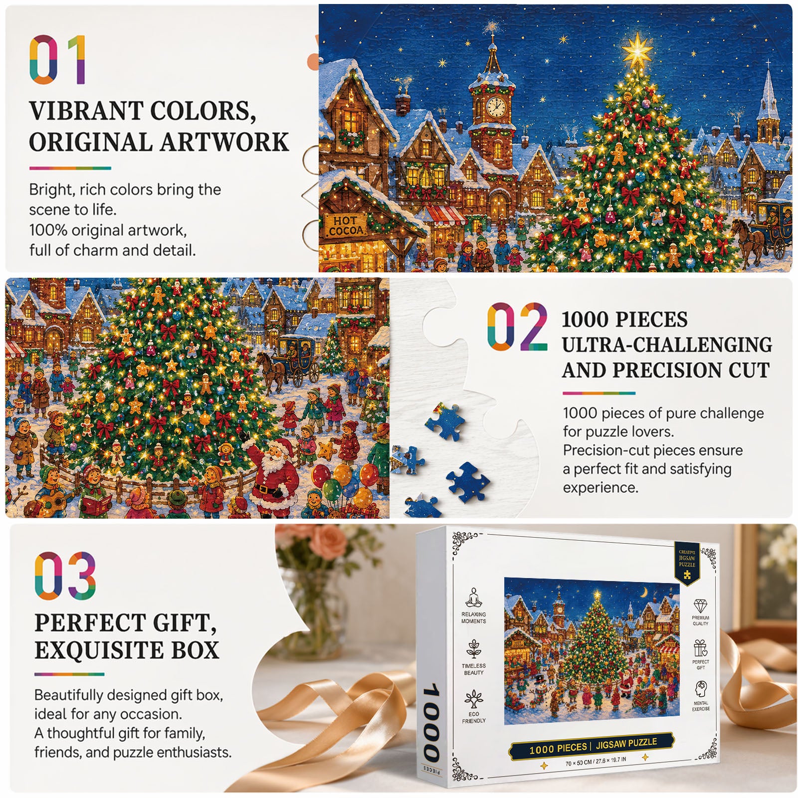 Village Celebration 1000 Piece Puzzle