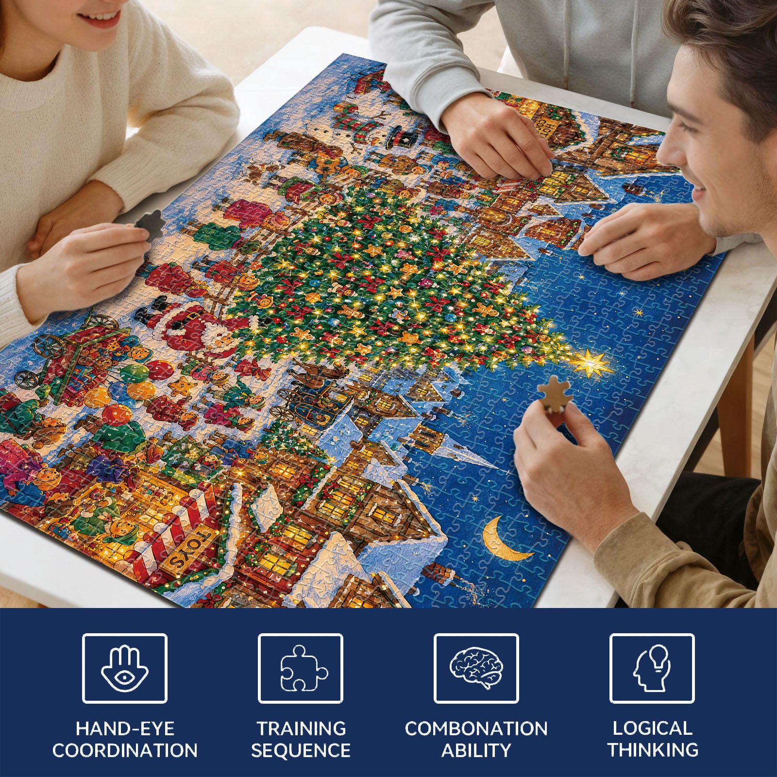 Village Celebration 1000 Piece Puzzle