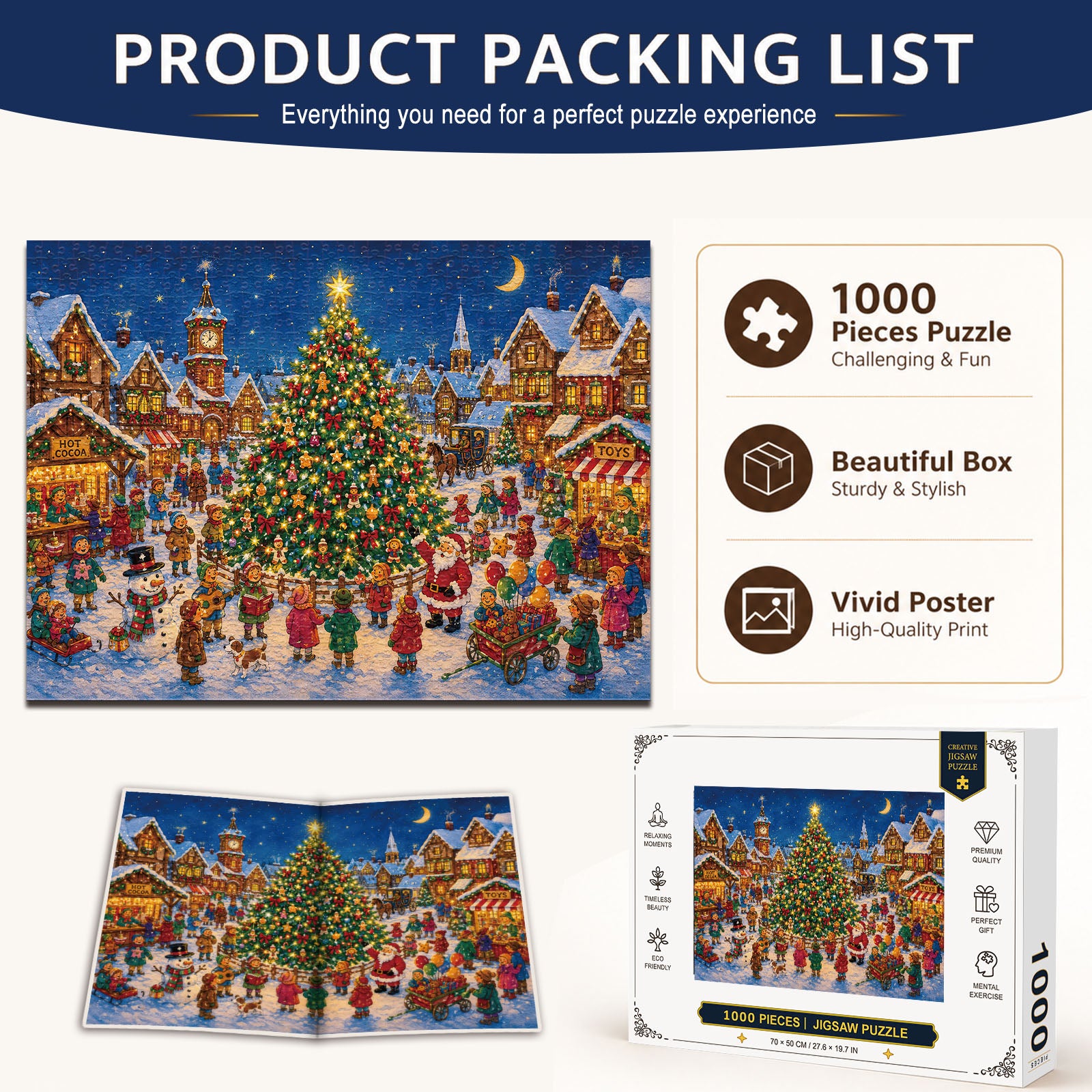 Village Celebration 1000 Piece Puzzle