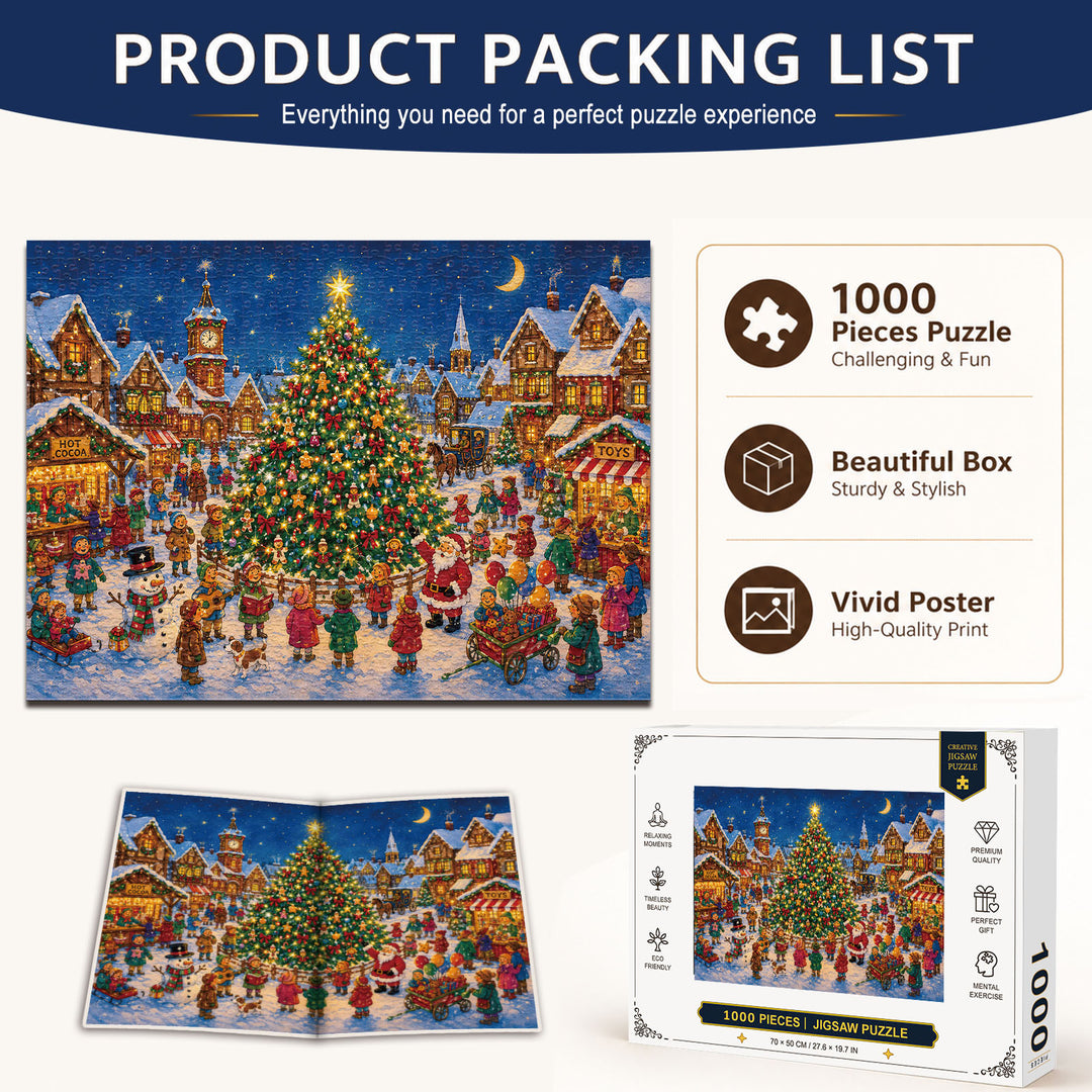 Village Celebration 1000 Piece Puzzle