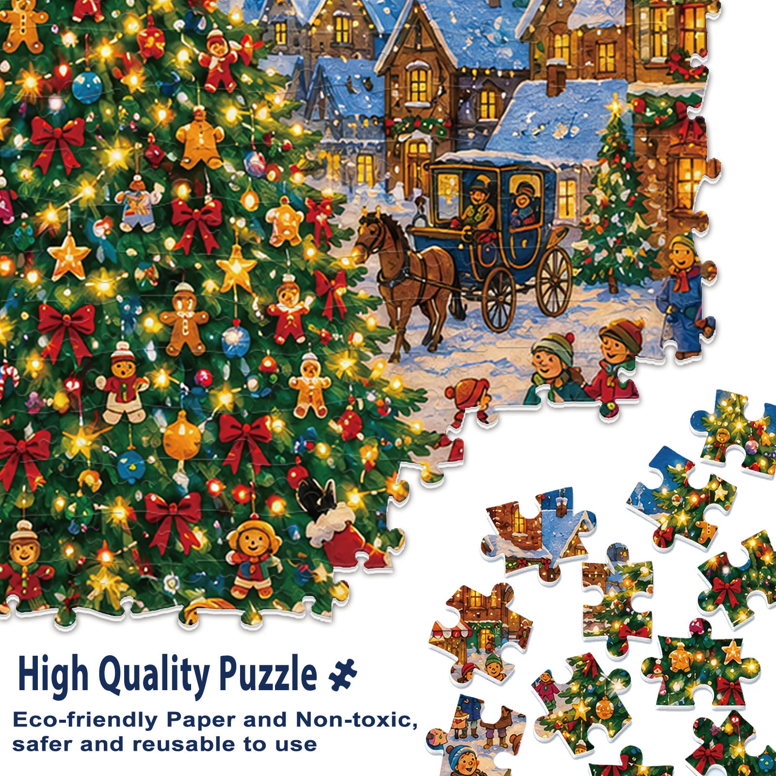 Village Celebration 1000 Piece Puzzle