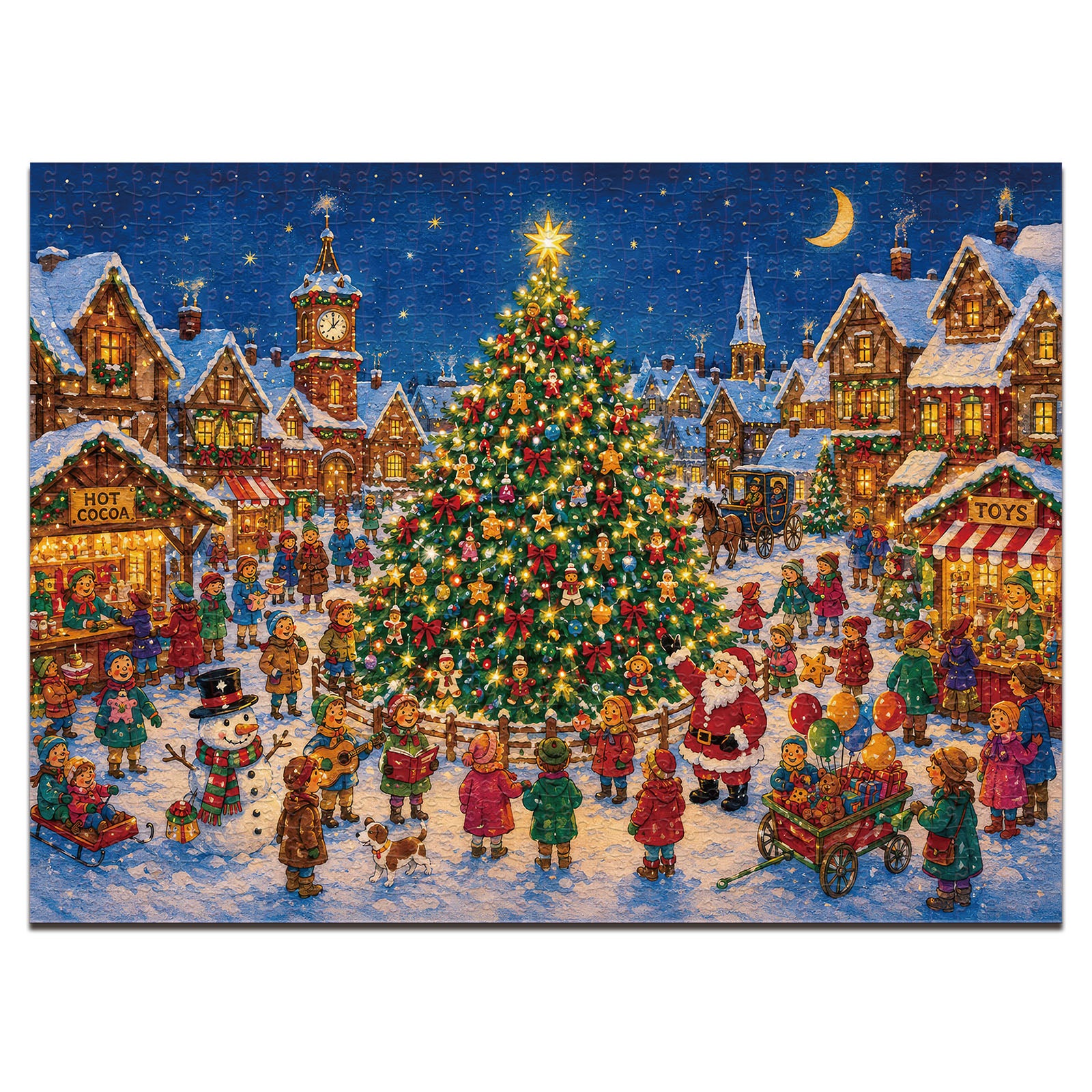 Village Celebration 1000 Piece Puzzle