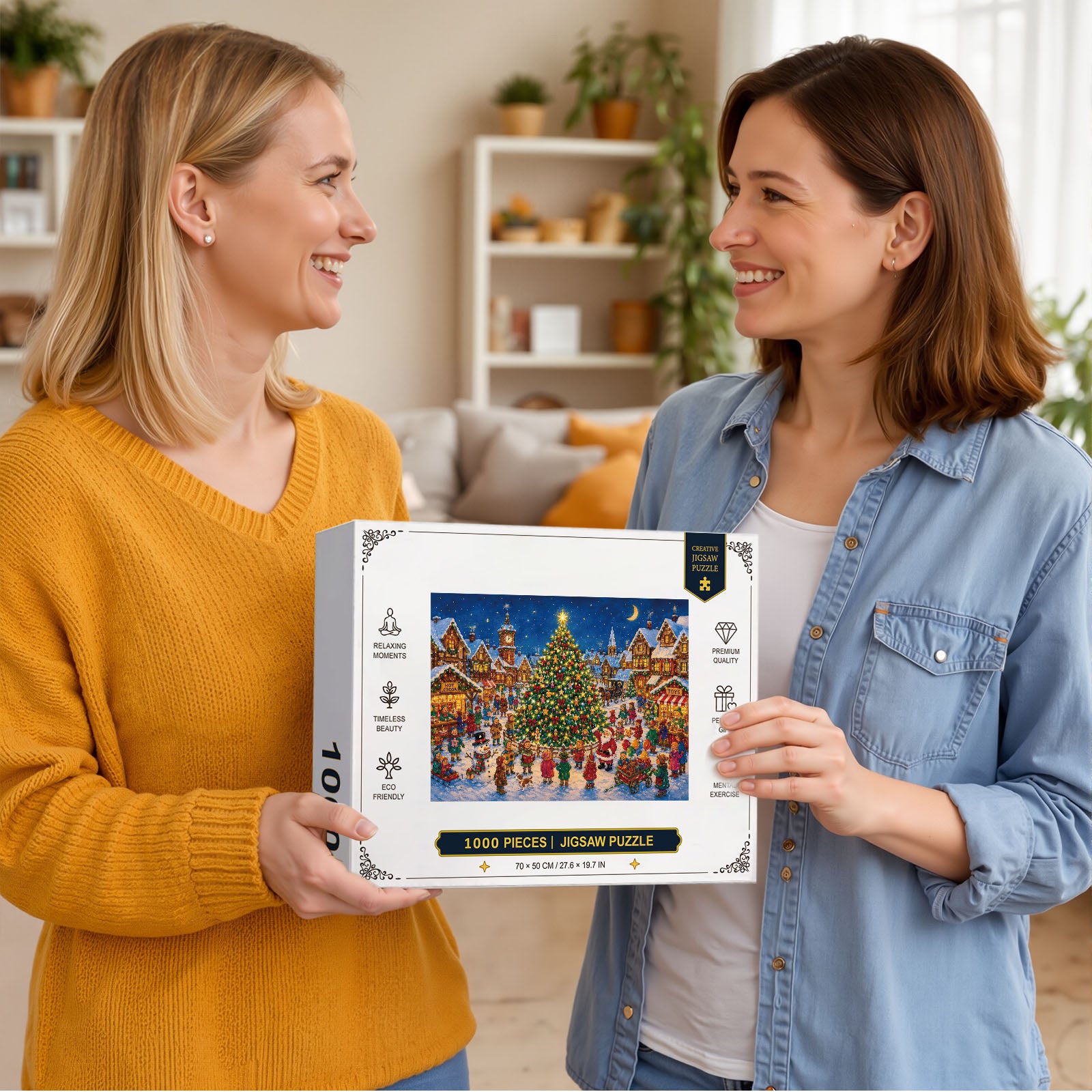 Village Celebration 1000 Piece Puzzle
