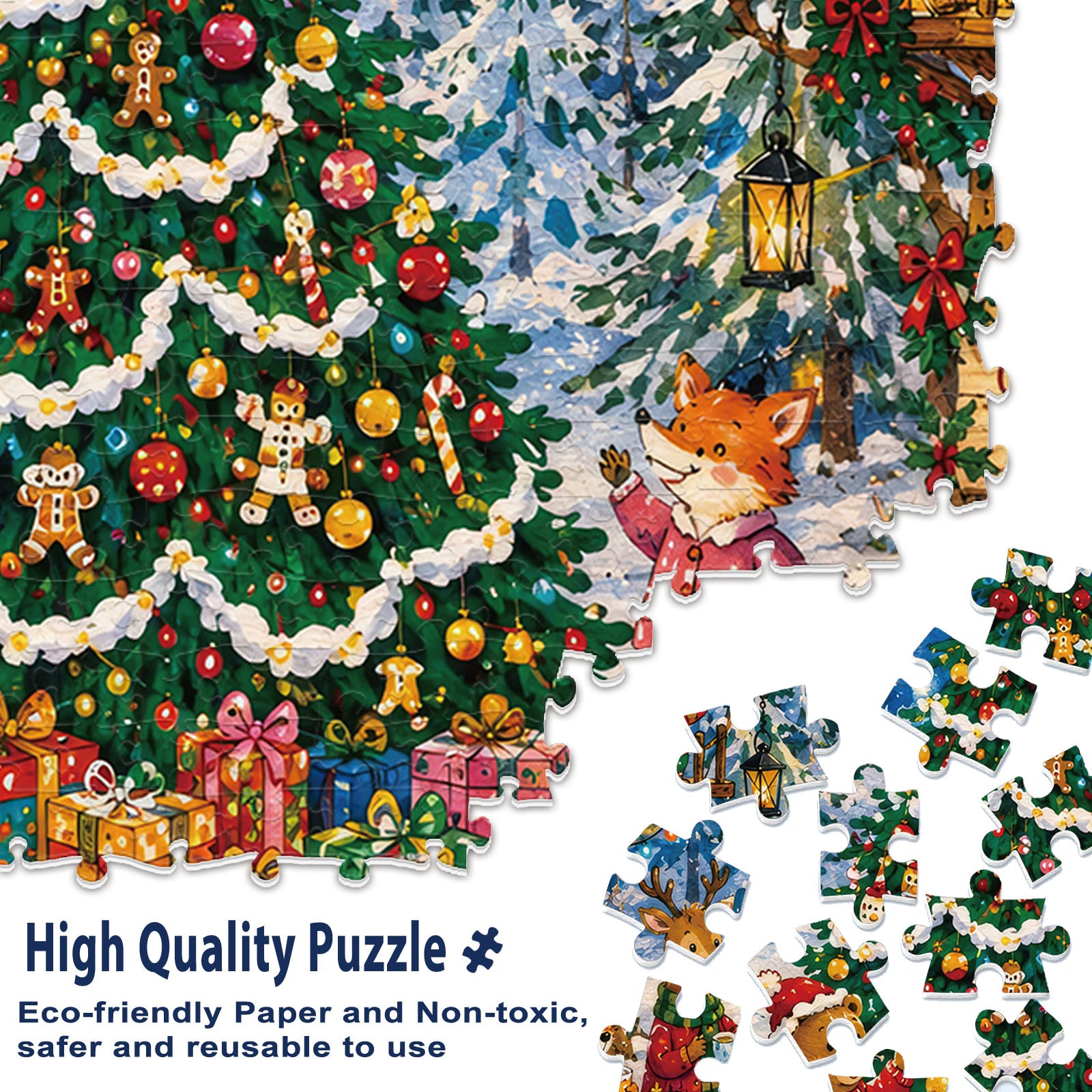 Woodland Noel 1000 Piece Puzzle