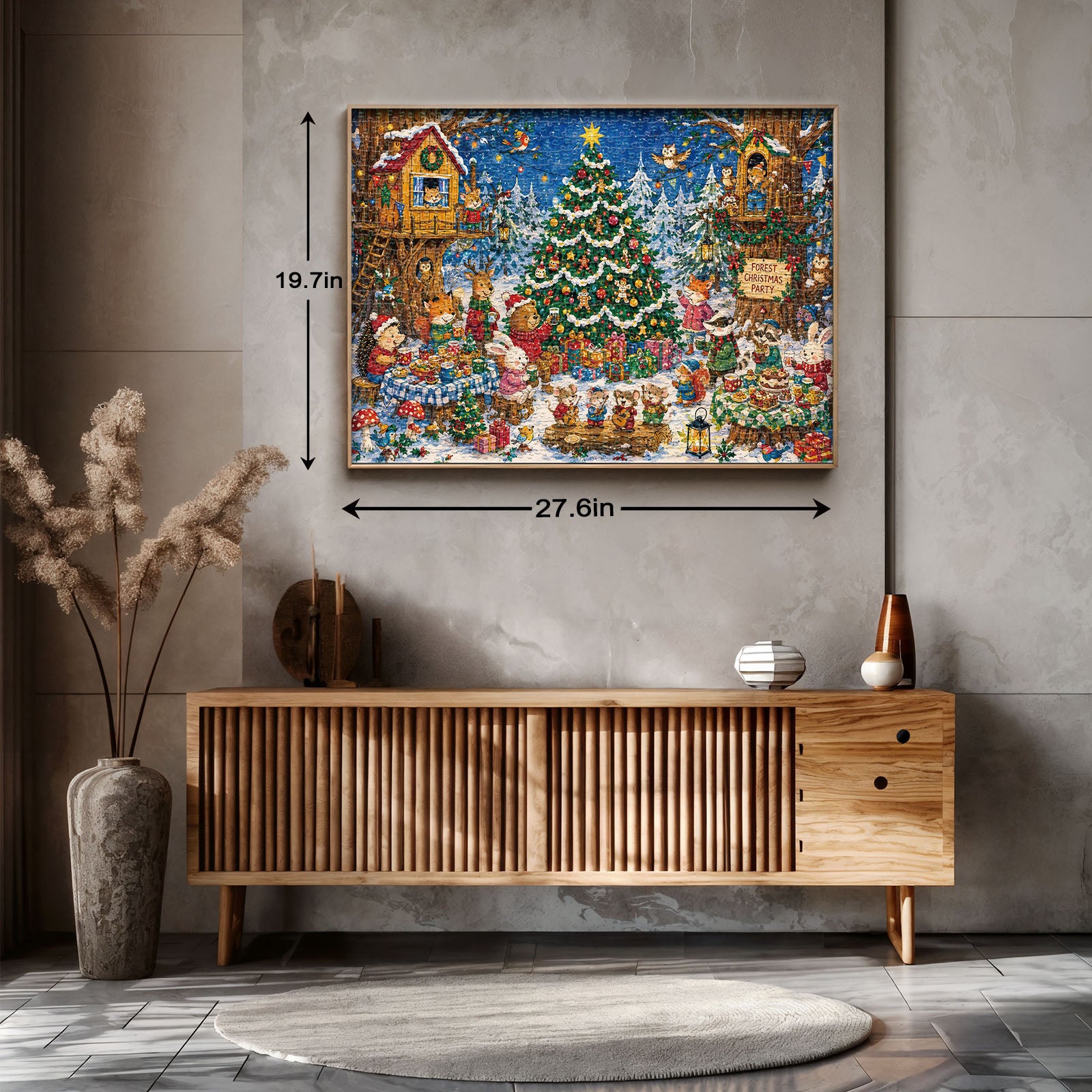 Woodland Noel 1000 Piece Puzzle