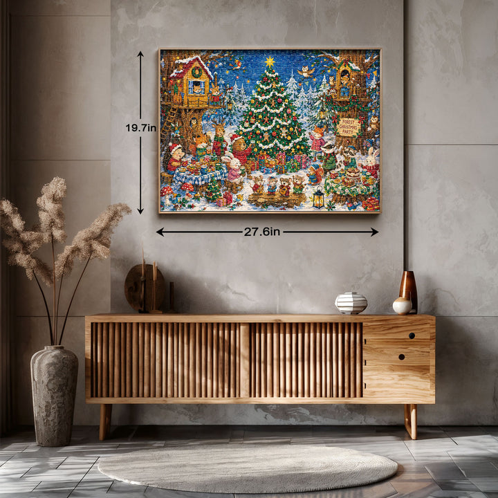 Woodland Noel 1000 Piece Puzzle