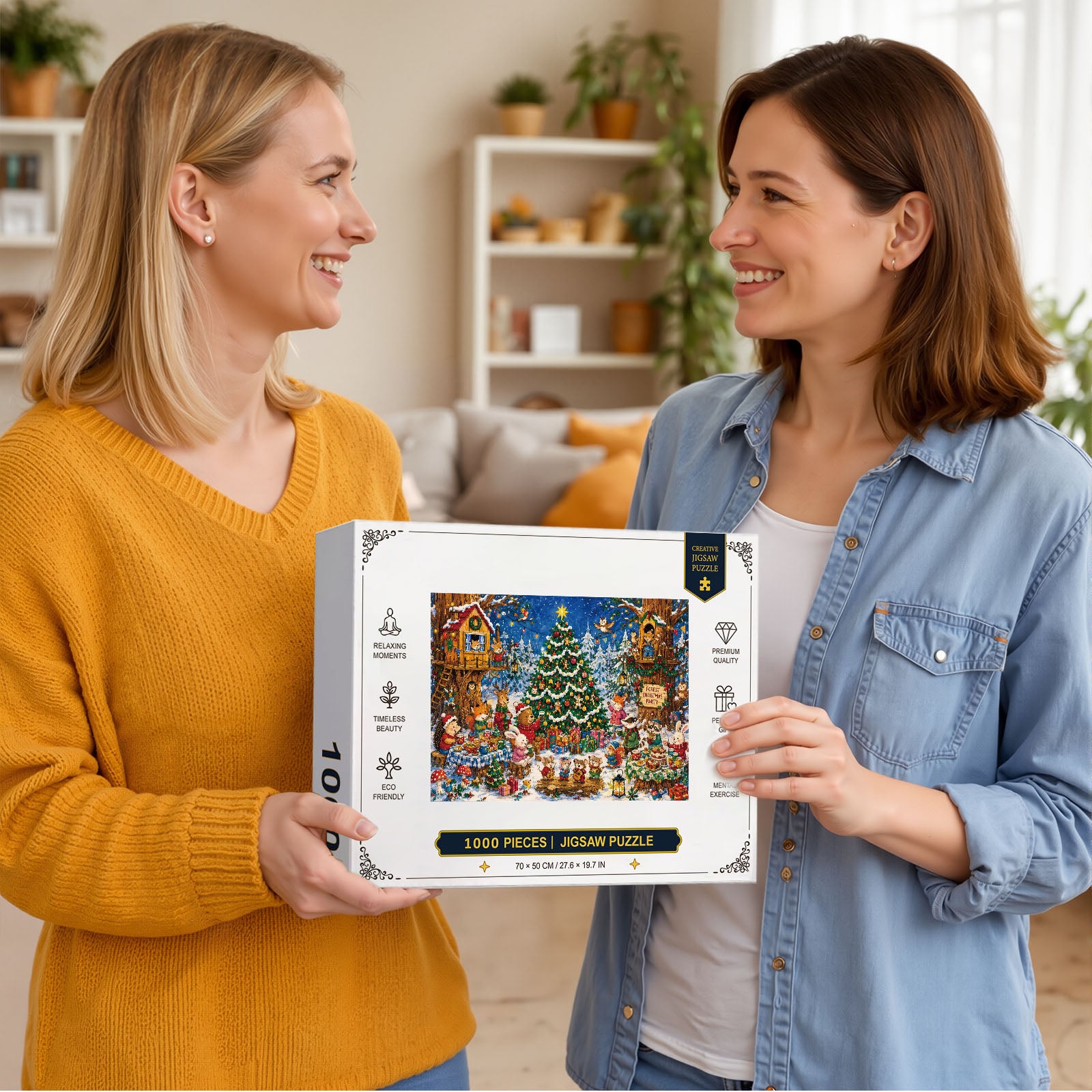 Woodland Noel 1000 Piece Puzzle