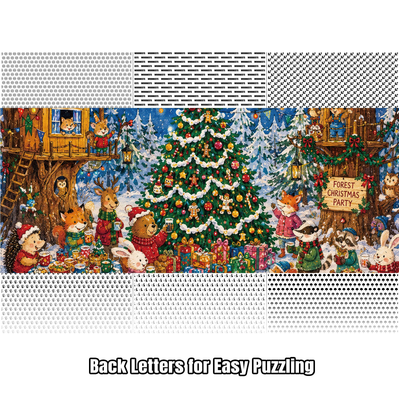 Woodland Noel 1000 Piece Puzzle
