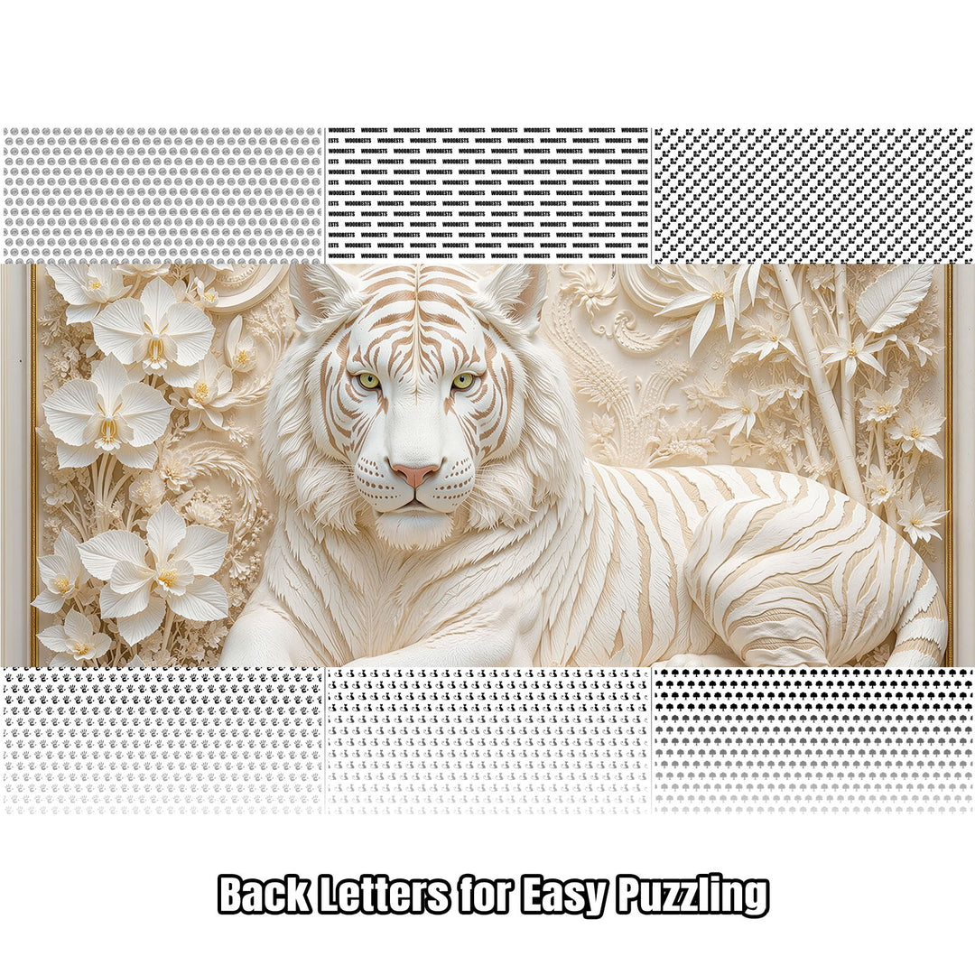 White Tiger Majesty 1000 Piece Puzzle
